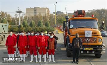 مانور برف روبی شهرداری منطقه 5