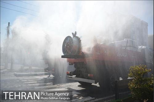 ضدعفونی محلات جنوب شرق تهران 13