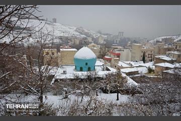 درکه پس از بارش برف  12