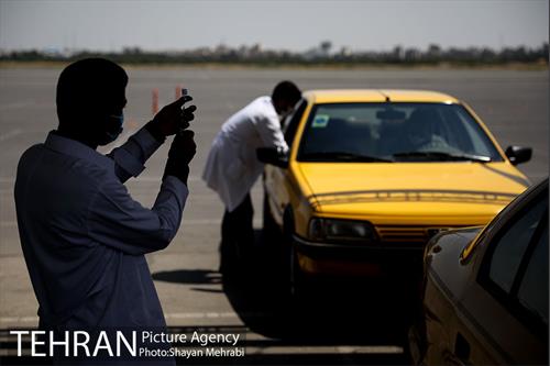 آغاز واکسیناسیون رانندگان تاکسی تهران 42