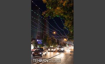 آذین بندی خیابان ولیعصر(عج) به مناسبت نیمه شعبان 15