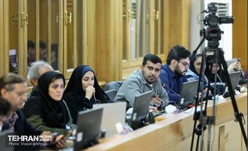 نشست خبری  رئیس شورای اسلامی شهر تهران 6