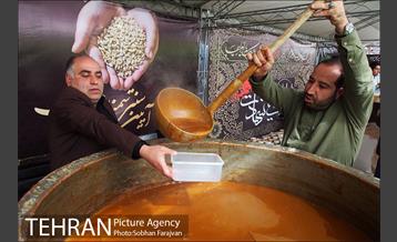 آیین سنتی " سمنوپزان" در میدان امام حسین (ع) 9