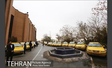 مراسم رونمایی از ناوگان نوسازی شده تاکسیرانی  1