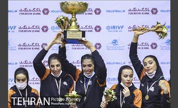 جشن قهرمانی سایپا در لیگ والیبال زنان 26