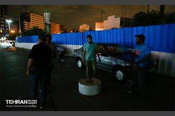 مراحل ساخت المان های نمایشگاه نشان عاشقی