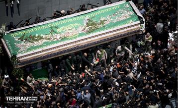 تشییع پیکر شهدای خدمت - ۴ 82
