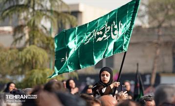 عزاداری شهادت حضرت فاطمه(س) در منطقه 21 22