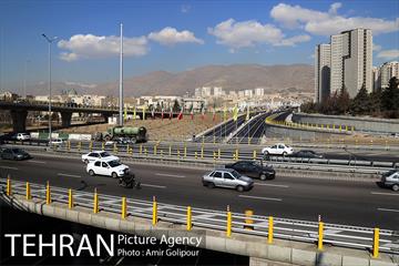 تقاطع غیر همسطح بزرگراه شهید حکیم با بلوار المپیک 11