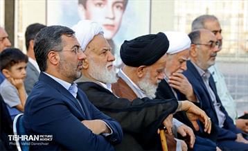 آیین نامگذاری‌ کوچه به نام شهید سالک در منطقه ۱۷