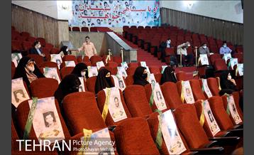 آیین رونمایى از تابلوى دارالشهدای دانش آموزى شهر تهران در منطقه 16 4