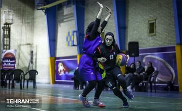 مسابقات بسکتبال بانوان شهر تهران 9