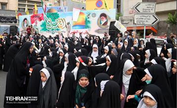 پردیس های فرهنگی شهرداری تهران در مسیر راهپیمایی روز قدس 14