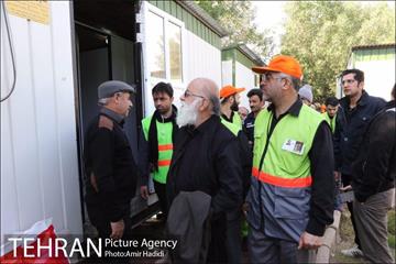 بازدید اعضای شورای اسلامی شهر تهران از خدمات رسانی به زائران اربعین حسینی 11