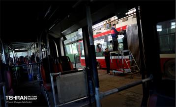 به وقت خدمت؛ بازآمادسازی اتوبوس‌های شهری تهران 9