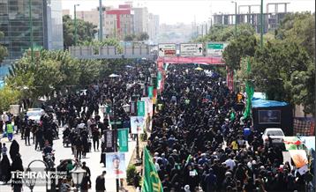 آیین پیاده‌روی جاماندگان اربعین حسینی در مناطق شهرداری تهران 19