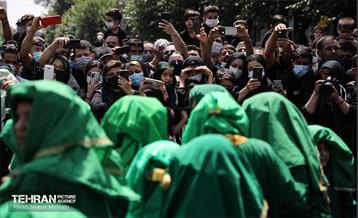 خیمه سوزان ظهر عاشورا در چهار راه گلوبندک  20