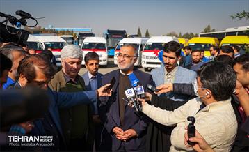 آیین رونمایی از تاکسی‌ون‌های جدید شهرداری تهران 22