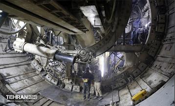 عملیات حفاری خط ۱۰ متروی تهران 20