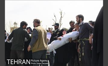 تشییع پیکر مطهر دو شهید گمنام 18