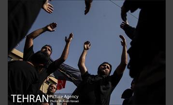 تجمع دسته های عزاداری روزعاشورا در چیذر‎ 8