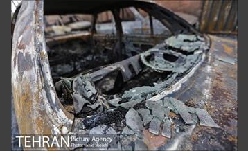 آتش سوزی در کارخانه رنگ  23