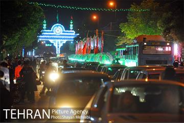 خیابان های تهران در شب میلاد امام زمان (عج) 25