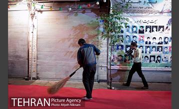 مراسم سحری تعدادی ازرفتگران شهرداری در هییت بیت الجواد 4