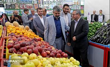 افتتاح بازار میوه و تره‌بار در منطقه 22 23