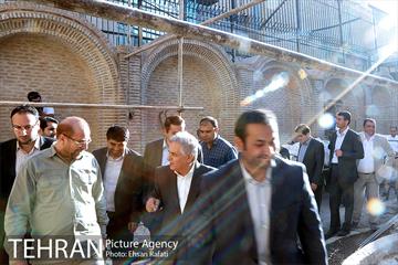 بازدید شهردار تهران از روند بازسازی و مرمت خانه باغ اتحادیه 24