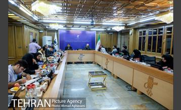 نشست خبری مشترک سخنگوی شورای شهر و رییس کمیته بودجه و نظارت مالی شورای شهر تهران 8