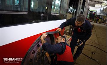 به وقت خدمت؛ بازآمادسازی اتوبوس‌های شهری تهران 14