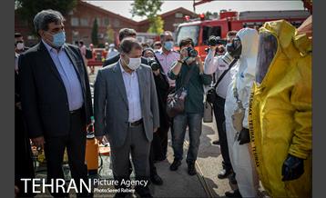 آئین رونمایی از تجهیزات جدید سازمان آتش نشانی شهرتهران  19