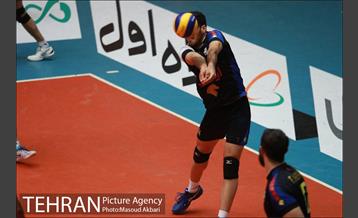 دیدار تیم های والیبال پیکان تهران و شهرداری تبریز