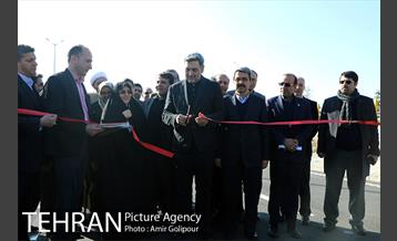 آیین بهره برداری تقاطع غیرهمسطح بزرگراه شهید حکیم با بلوار المپیک 24