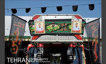 تشییع پیکر آتشنشان شهید مهدی حاجی پور 2