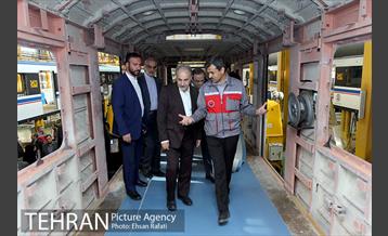 بازدید دکتر نجفی از واگن سازی پارس 28