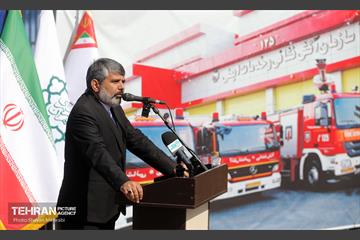آیین کلنگ‌زنی ایستگاه آتش‌نشانی 16