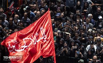 خیمه سوزان ظهر عاشورا در چهارراه گلوبندگ 30