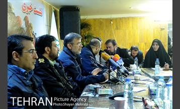 نشست خبری مراسم تشییع شهدای آتش نشان 8