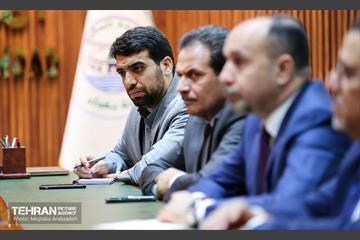 مهدی قمی مدیرعامل شرکت پیام رسا در دیدار با عمار موسی شهردار بغداد