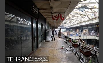 تخلیه اجناس مغازه های باقی مانده ساختمان پلاسکو -1 14