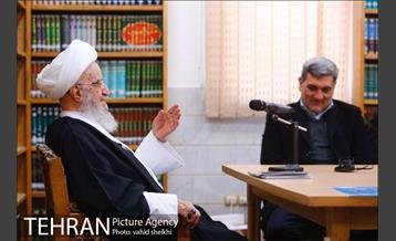 دیدار شهردار تهران با آیت الله العظمی مکارم شیرازی 16