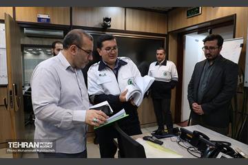 بازدید مدیرکل حوزه شهردار تهران از سازمان پیشگیری و مدیریت بحران شهر تهران 19