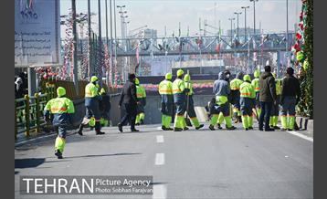 خدمات رسانی شهرداری تهران در راهپیمایی 22 بهمن 9