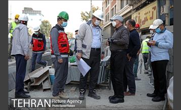 بازدید رئیس شورای شهر از زیرگذر چهارراه گلوبندک 1