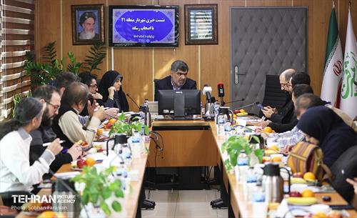 نشست خبری شهردار منطقه 21 15