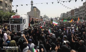 تشییع شهدای اقتدار ملی در تهران 18