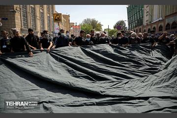 خیمه سوزان ظهر عاشورا در چهار راه گلوبندک  2