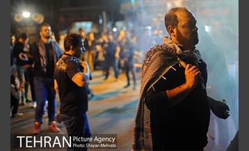 مراسم عزاداری حسینی در خیابان رودکی 10